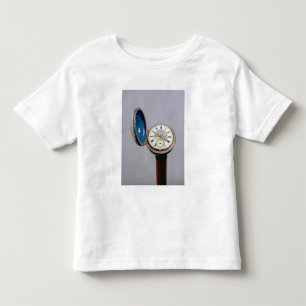 Camiseta De Bebé Bastón del artilugio del reloj (esmalte del