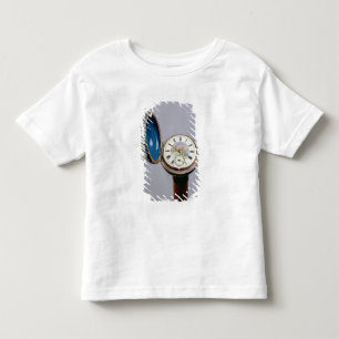 Camiseta De Bebé Bastón del artilugio del reloj (esmalte del