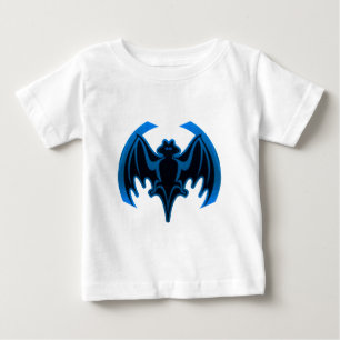 Camiseta De Bebé Bat Blue the MUSEUM Zazzle Gifts