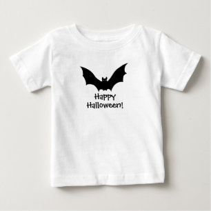 Camiseta De Bebé Bat Happy Halloween Spooky