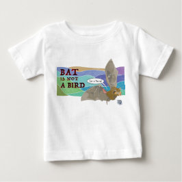 Camiseta De Bebé Bat no es un pájaro