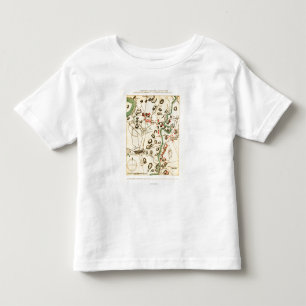 Camiseta De Bebé Batalla de Antietam - mapa panorámico 2 de la