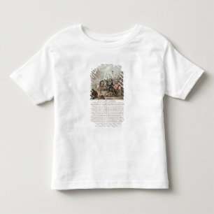 Camiseta De Bebé Batalla de Fontenoy, 1745, grabado por Louis Le