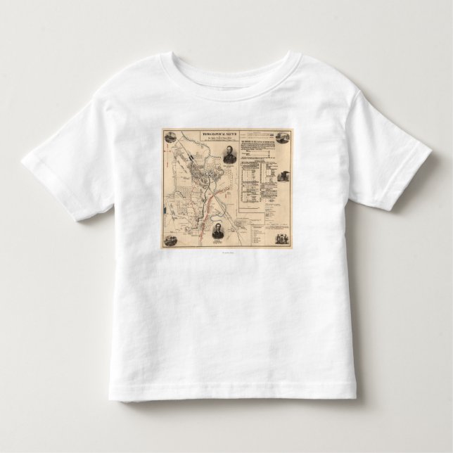 Camiseta De Bebé Batalla del río de las piedras - guerra civil 3 (Anverso)