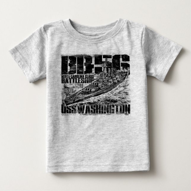 Camiseta De Bebé Batalla Washington T Shirt (Anverso)