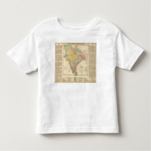 Camiseta De Bebé Batallas de la India y mapa de Seiges Chonology