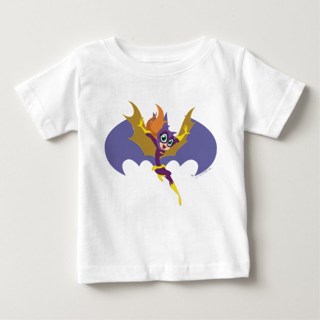 Camiseta De Bebé Batgirl de Super Hero del DC (Anverso)