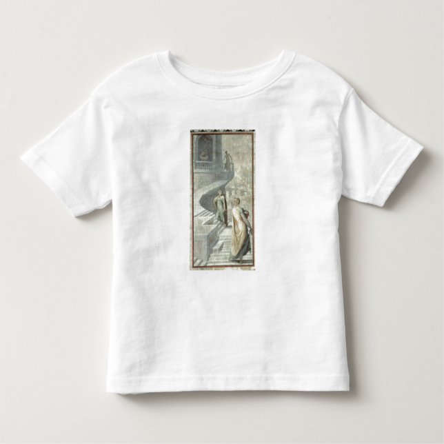 Camiseta De Bebé Bathsheba que visita a David, c.1553 (Anverso)