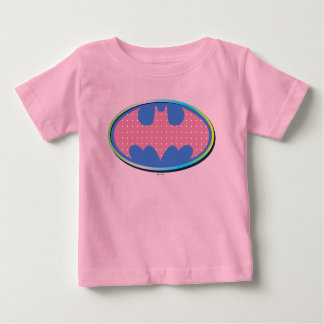 Camiseta De Bebé Batman | Logotipo de Punto de Polka Rosa