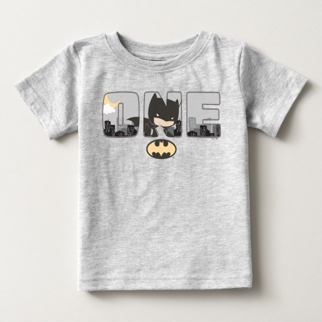 Camiseta De Bebé Batman | Primera camiseta para bebé por cumpleaños (Anverso)
