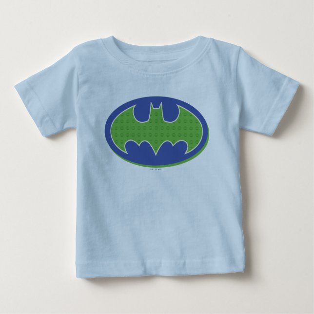 Camiseta De Bebé Batman | Purple & Green Symbol (Anverso)