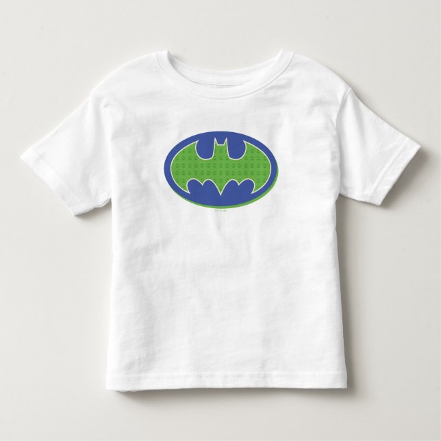 Camiseta De Bebé Batman | Purple & Green Symbol (Anverso)