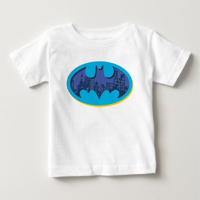 Camiseta De Bebé Batman | Símbolo de la ciudad de Arkham (Anverso)
