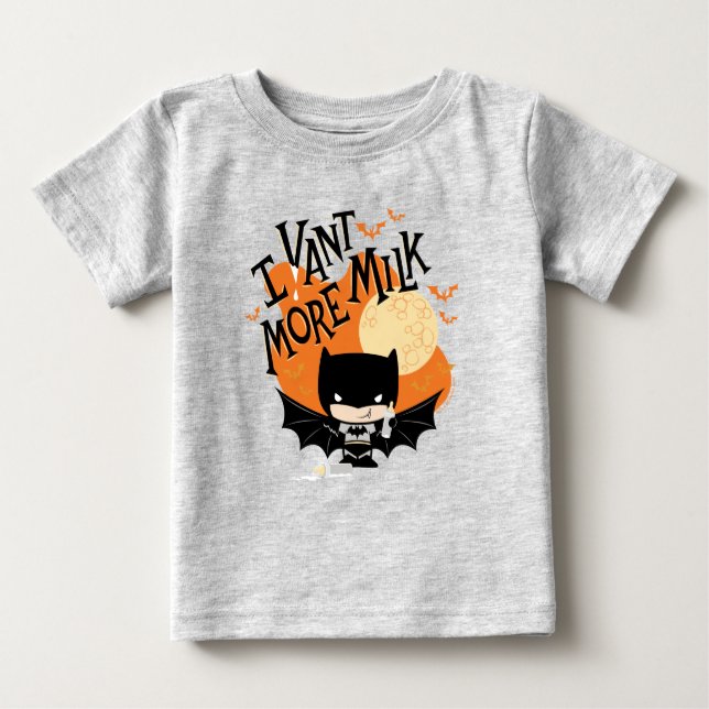 Camiseta De Bebé Batman | Vant More Leche (Anverso)