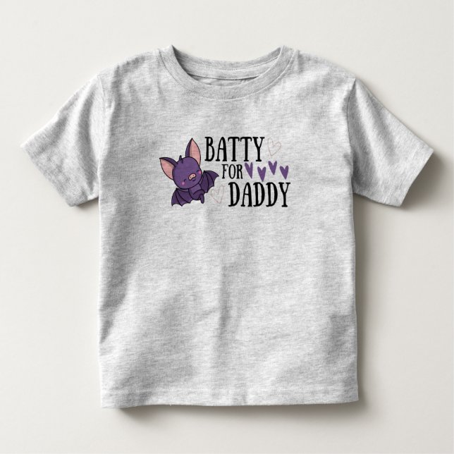 CAMISETA DE BEBÉ BATTY PARA DADDY (Anverso)