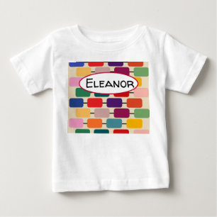 Camiseta De Bebé Bauhaus Abacus