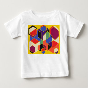 Camiseta De Bebé Bauhaus Hexagons