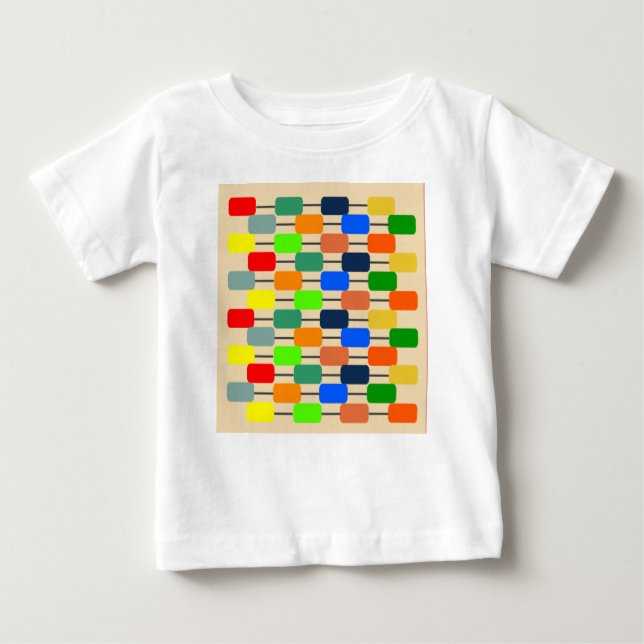 Camiseta De Bebé Bauhaus Inspired (Anverso)