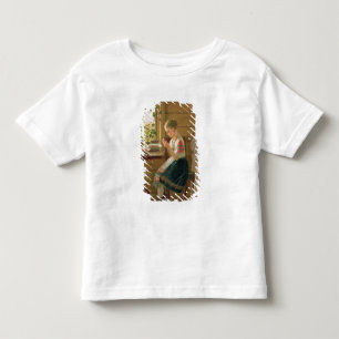Camiseta De Bebé Bayas de la peladura del chica, 1880