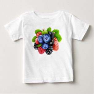 Camiseta De Bebé Bayas frescas