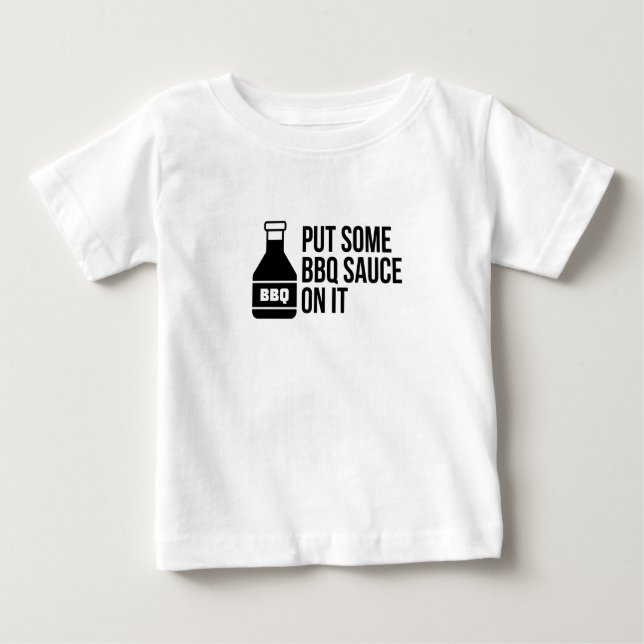 CAMISETA DE BEBÉ BBQ SAUCE (Anverso)