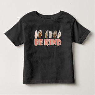 Camiseta De Bebé Be Kind ASL American Rótulo Language