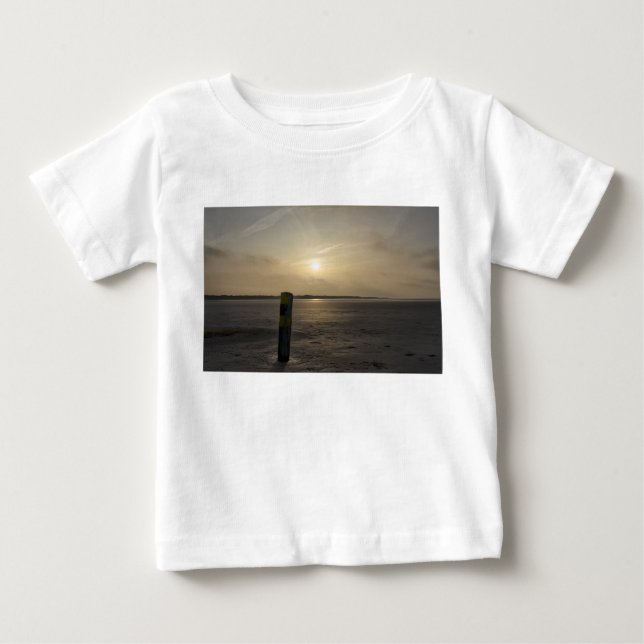 Camiseta De Bebé Beach at the North Sea (Anverso)