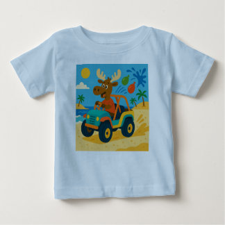 Camiseta De Bebé Beach Buggy Blaster – Action-Packed Summer KidsTee