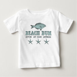 Camiseta De Bebé Beach Bum ~ En Cualquier Momento Cualquier Camiset
