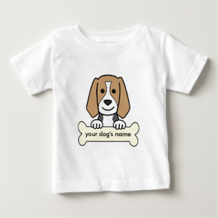 Camiseta De Bebé Beagle personalizado