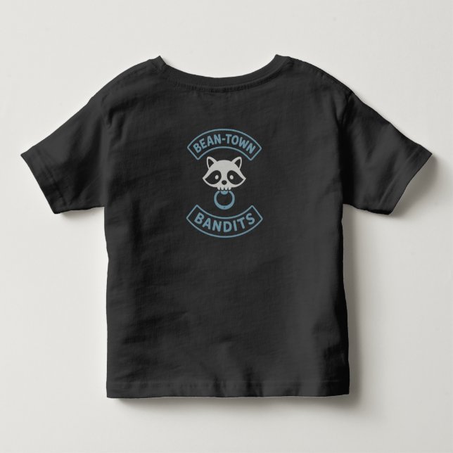 Camiseta De Bebé Bean-Town Bandits Toddler T shirt - Azul (Reverso)