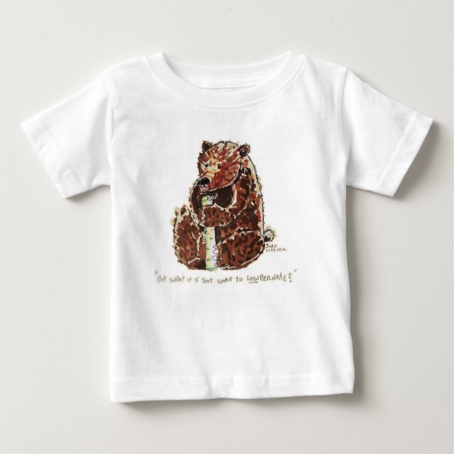 Camiseta De Bebé Bear Contemplates Hibernation (Anverso)