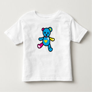 Camiseta De Bebé Bear Friend Blue