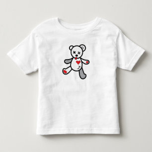 Camiseta De Bebé Bear Friend White