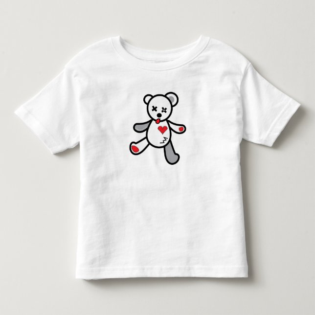Camiseta De Bebé Bear Friend White (Anverso)