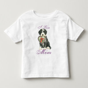 Camiseta De Bebé Beardie Heart Mom