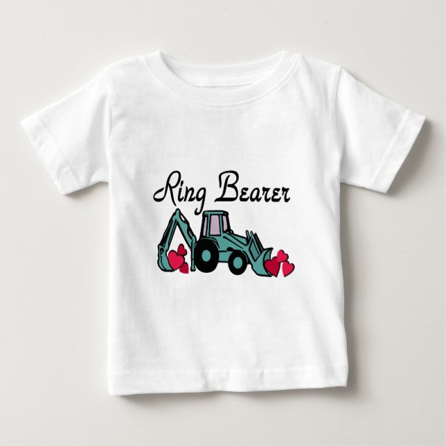Camiseta De Bebé Bearer Backhoe (Anverso)