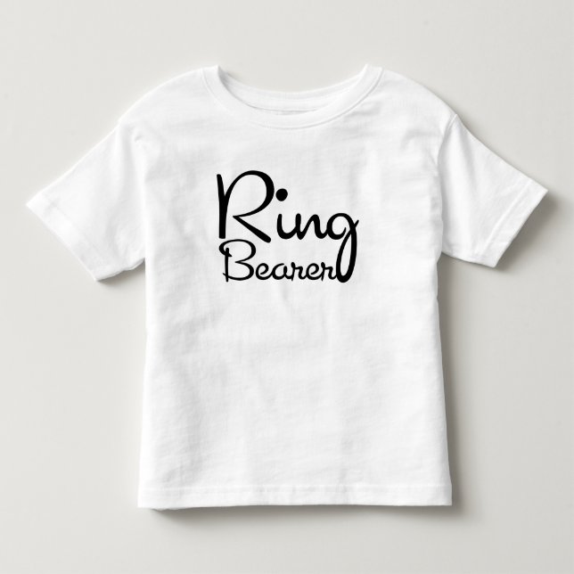 Camiseta De Bebé Bearer de anillo de cariño, Toddler T-Shirt (Anverso)