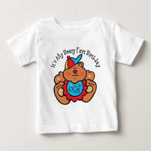 Camiseta De Bebé Beary 1 Nacimiento Boy