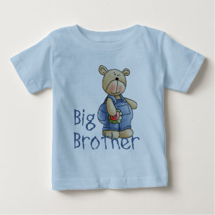 Camiseta De Bebé Beary Big Brother