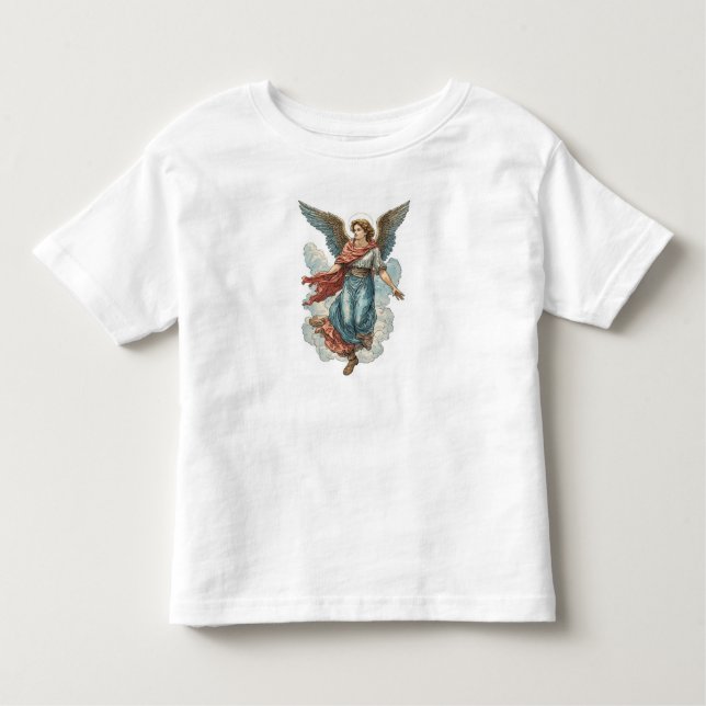 Camiseta De Bebé Beautiful Angel Toddler Christian Tee Shirt (Anverso)
