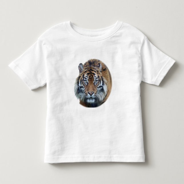 Camiseta De Bebé Beautiful Bengal Tiger Face Photo (Anverso)