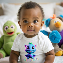 Camiseta De Bebé Beautiful Monster