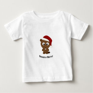 Camiseta De Bebé ¡Beaver-y Merry!