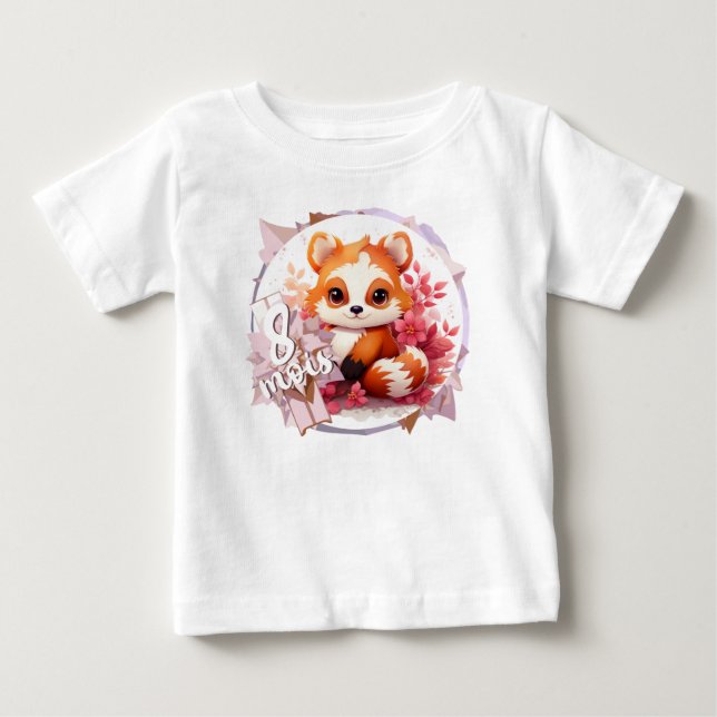 Camiseta De Bebé Bébé - 8 mois aussi (Anverso)