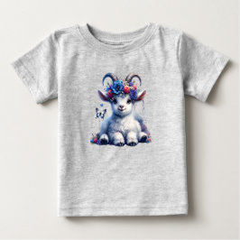 Camiseta De Bebé Bebé Adorable Cabra Toddler T-Shirt