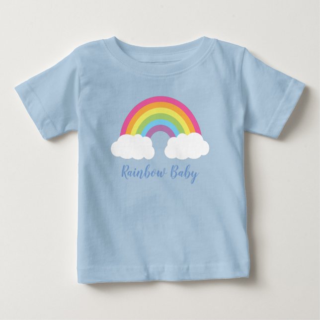 Camiseta De Bebé Bebé Arcoíris Adorable (Anverso)