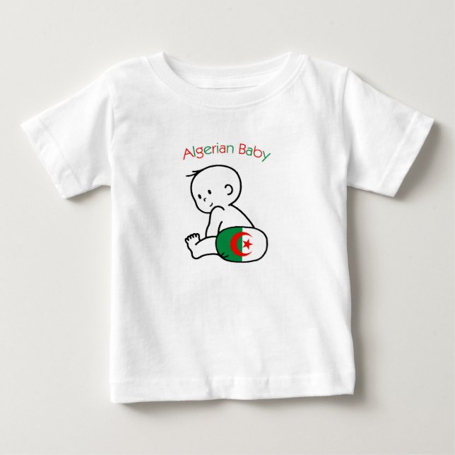 Camiseta De Bebé Bebé argelino (Anverso)