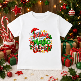 Camiseta De Bebé bebé ayudante de la magia de las fiestas adorable