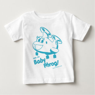 Camiseta De Bebé Bebé azul Phrog
